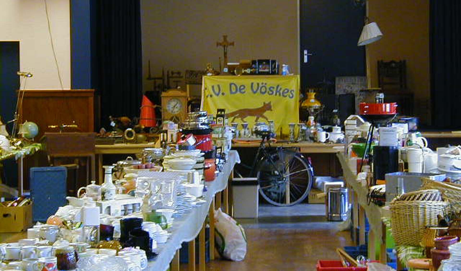 Carnavalsvereniging De Vöskes houdt ook dit jaar weer een rommelmarkt. 