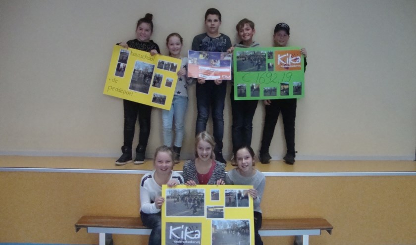 De leerlingen van de Peddepoel in Wanssum kwamen in actie voor KiKa.