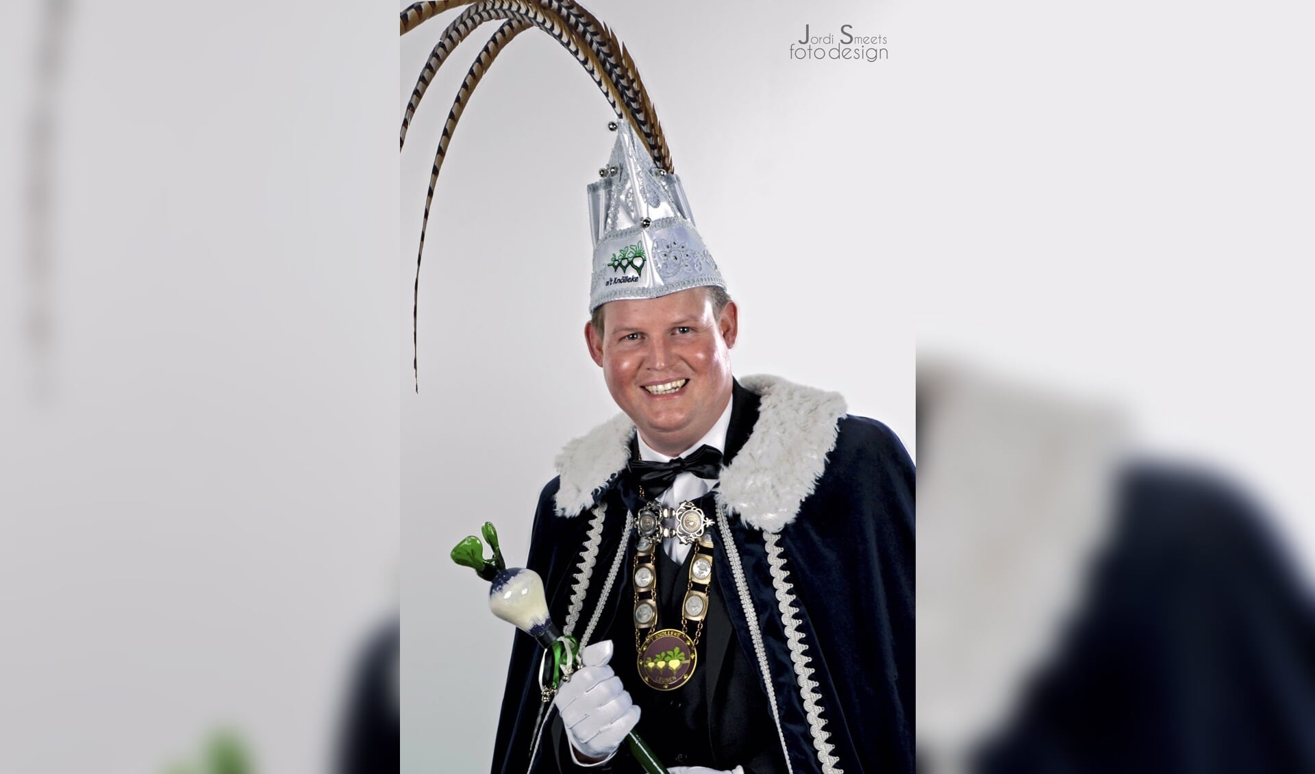 Rick Cremers is de nieuwe prins van 't Knölleke in Leunen. Foto: Jordi Smeets Fotodesign. 