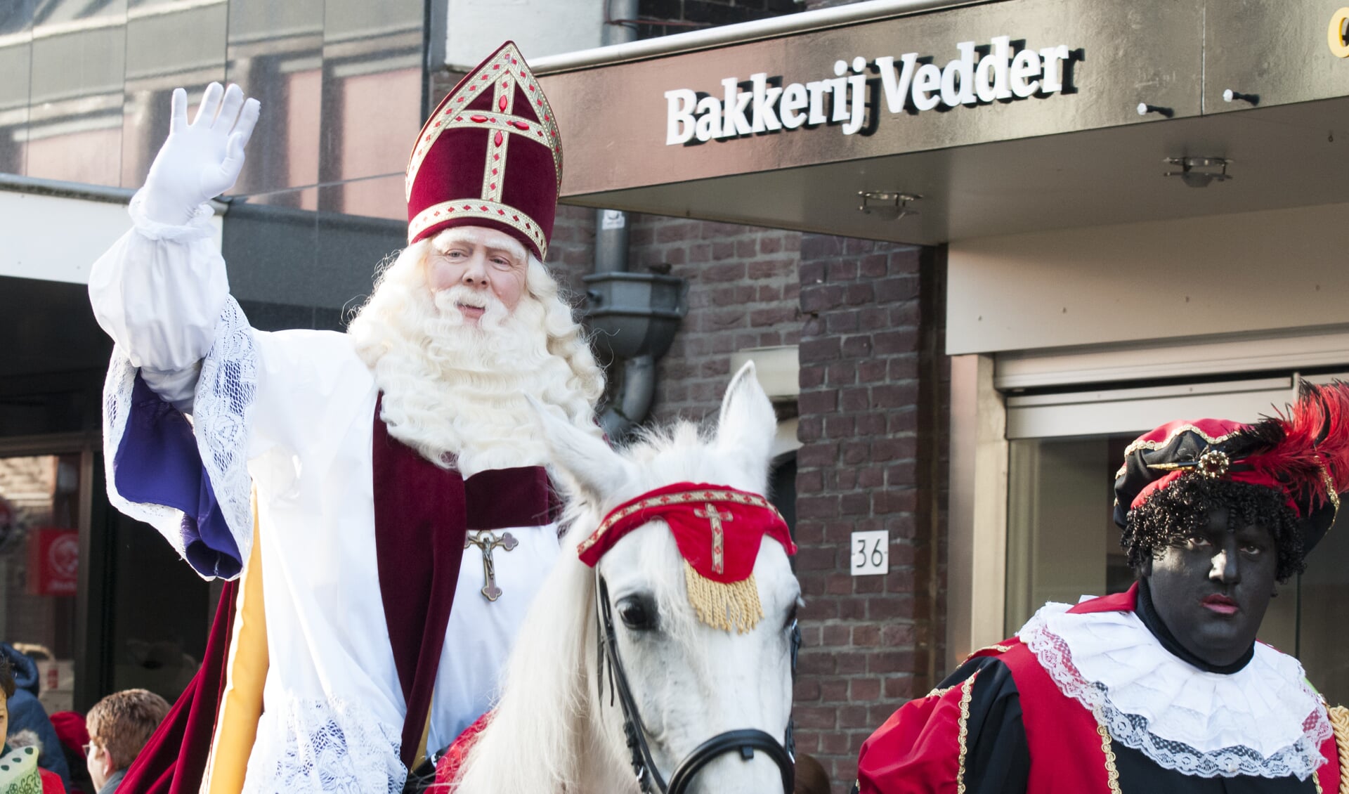 Sinterklaas brengt zondag een bezoek aan het winkelcentrum van Venray. Foto: Lotte Kamphuis. 