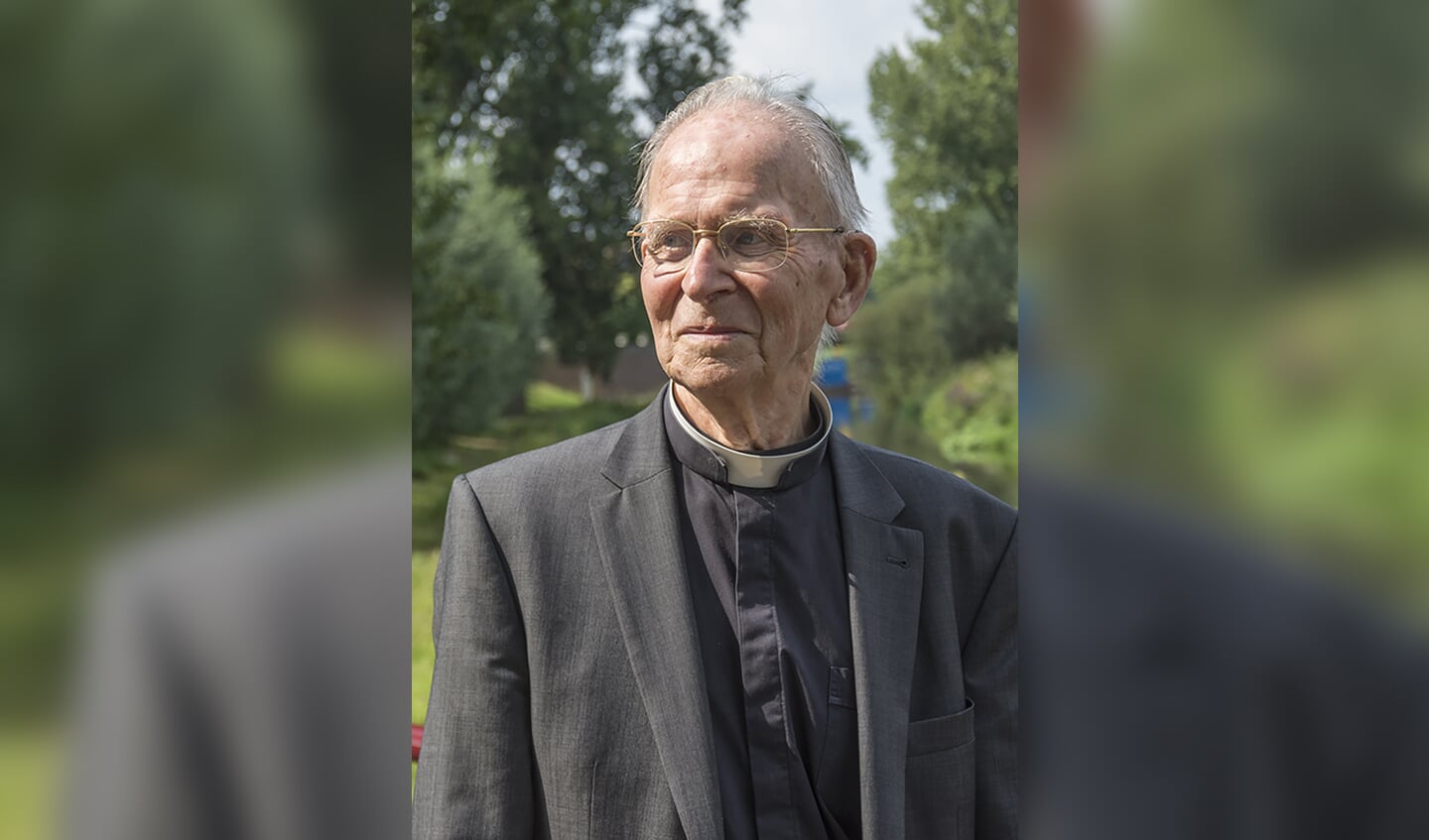 Deken Evert Huisman van Gennep is op 93-jarige leeftijd overleden. Foto: Gerard Kruijsen.