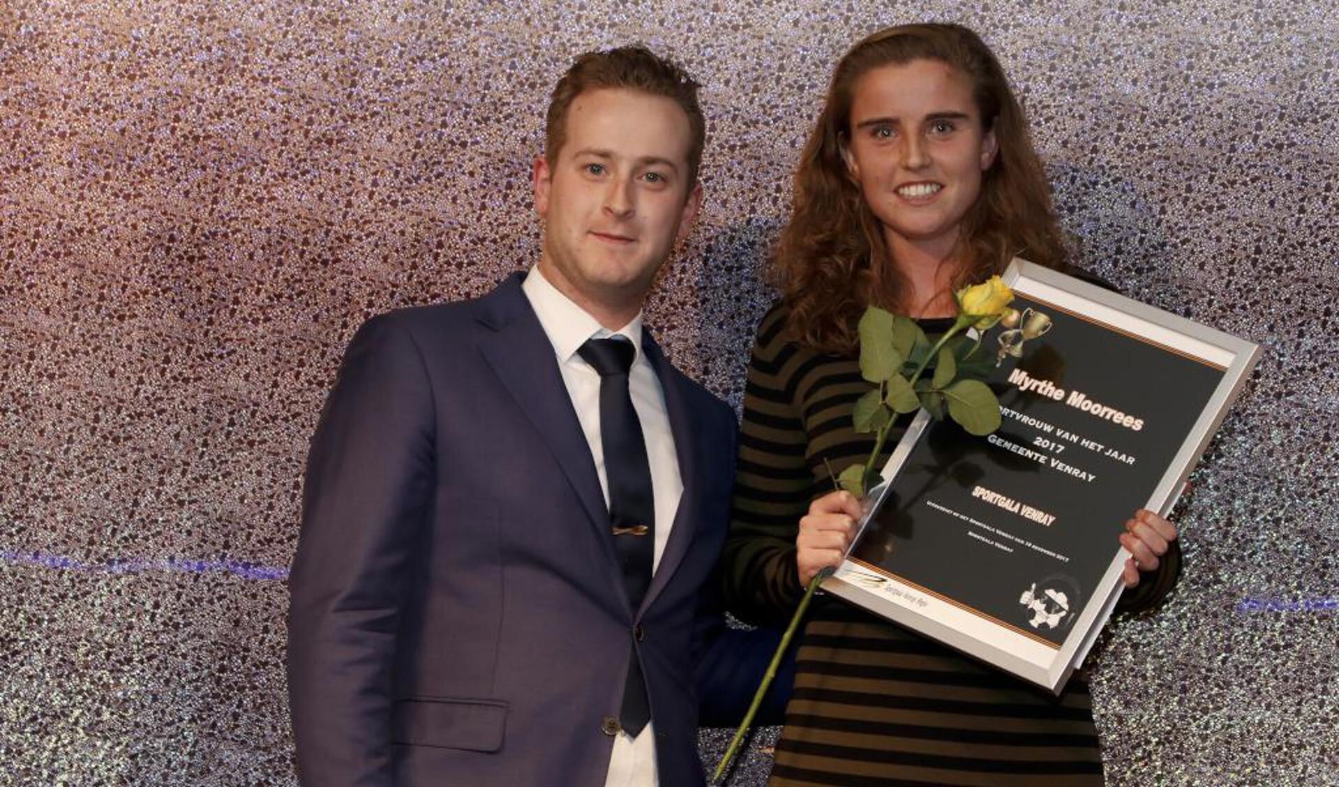 Myrthe Moorrees werd uitgeroepen tot sportvrouw van het jaar 2017 in Venray. Foto: Rikus ten Brücke. 