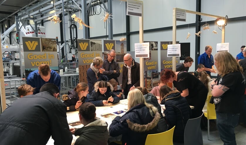 Bij Verhoeven Timmerfabriek konden de bezoekers 3D-puzzels maken.