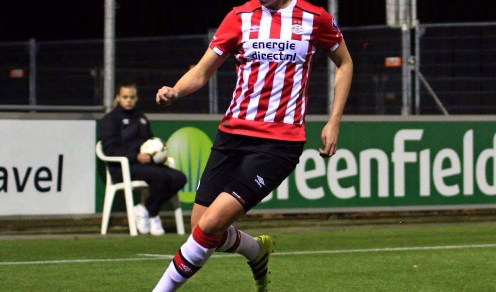 Myrthe Moorrees was twee keer trefzeker in de topper tegen FC Twente. Foto: Nienke van der Tak. 