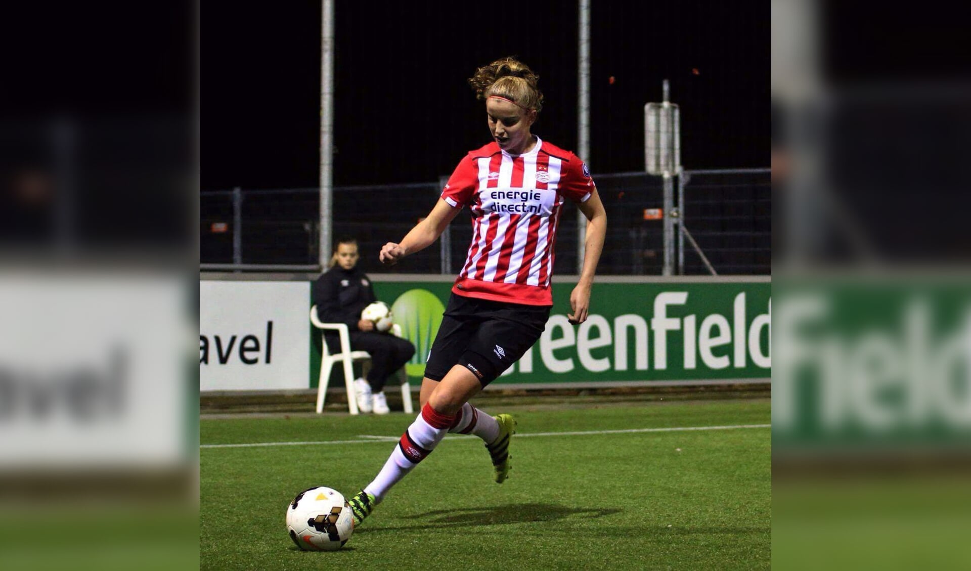 Myrthe Moorrees was twee keer trefzeker in de topper tegen FC Twente. Foto: Nienke van der Tak. 