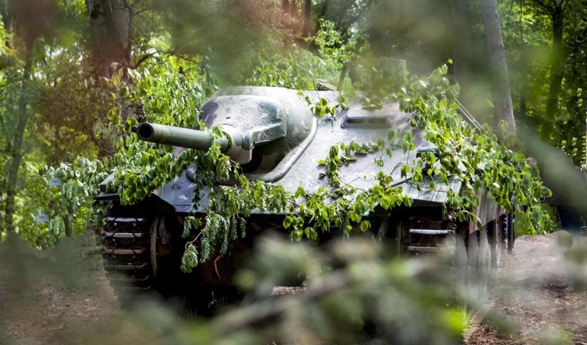 Jagdpanzer 38(t), die speciaal voor het evenement uit Engeland overkomt.  Foto: Siete Meeter.