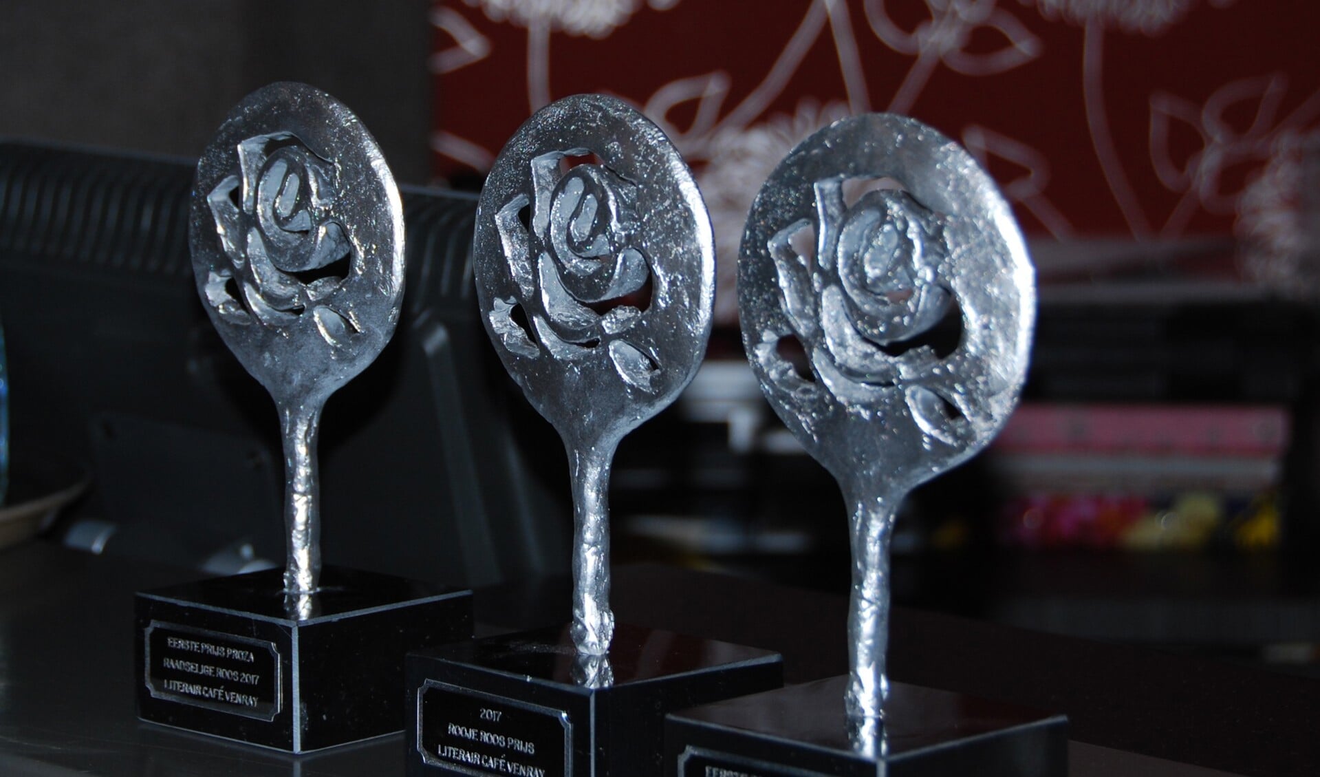De trofee die aan de nummer één van de diverse categorieën werd uitgereikt. Deze trofee is door Liesbeth Rutten ontworpen.