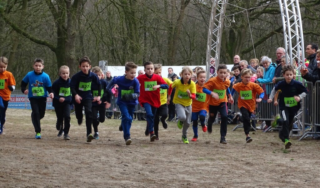 Fanatisme in beeld tijdens de scholierenloop. 