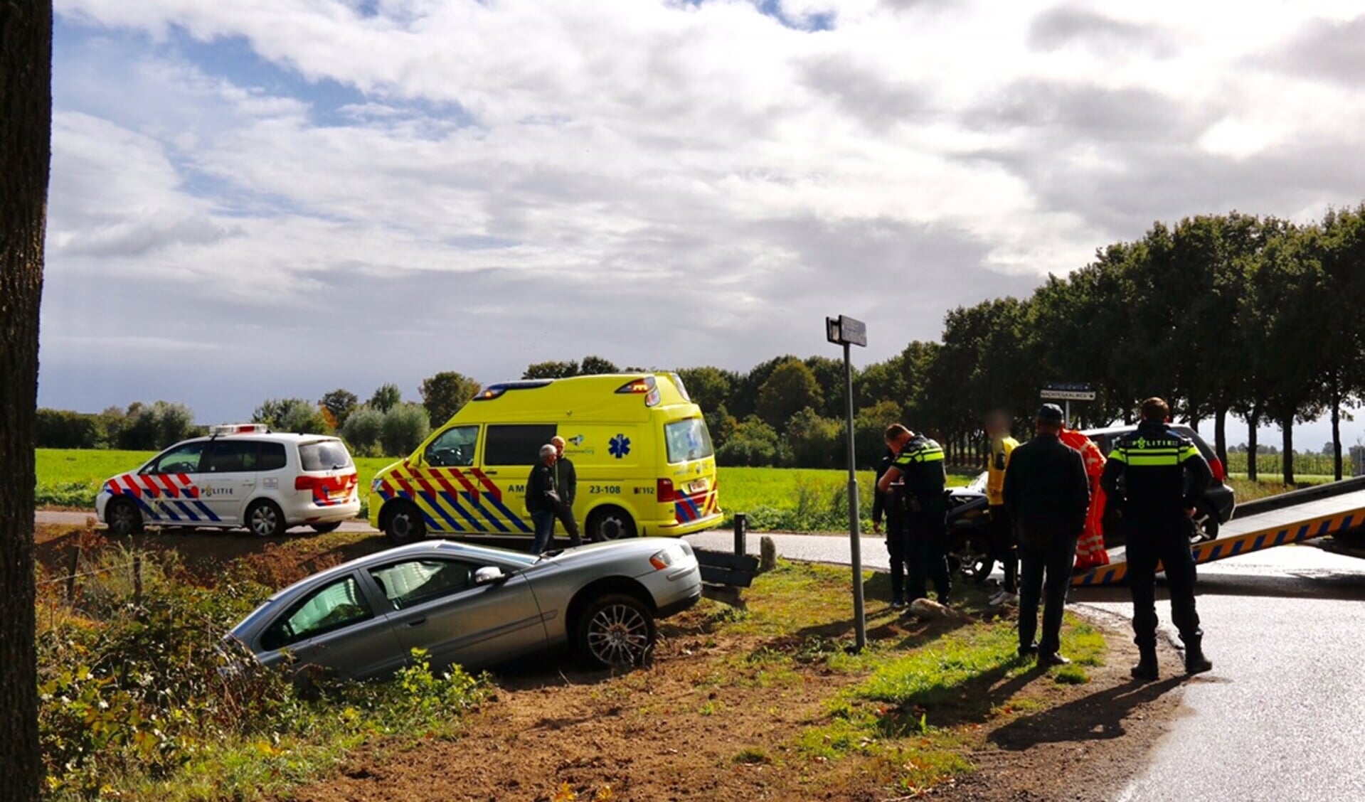 Ongeval op kruising Heide. Foto: SK-Media. 