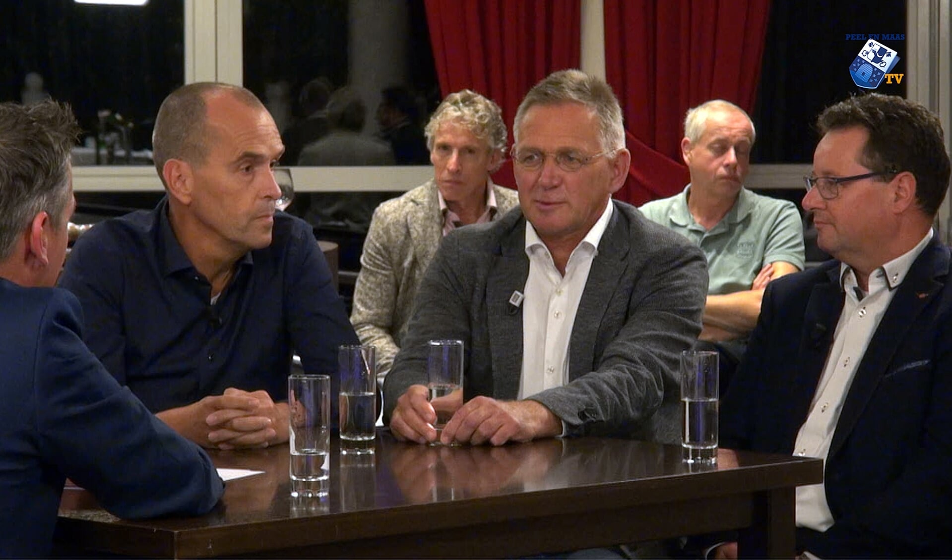 Tom Roefs (links), Jan Jenneskens en Bart Everaerts. Foto: Wim Wijnhoven. 