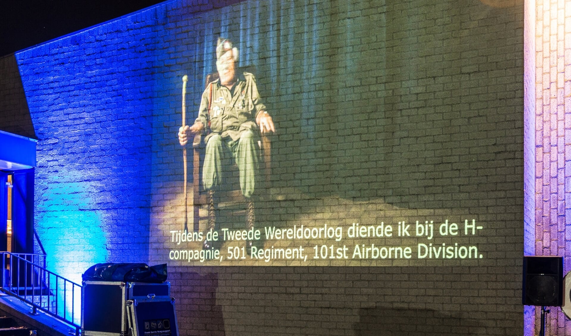 De Amerikaanse veteraan Vincent Speranza staat centraal in Museum in het donker. Foto: Albert Hendriks.