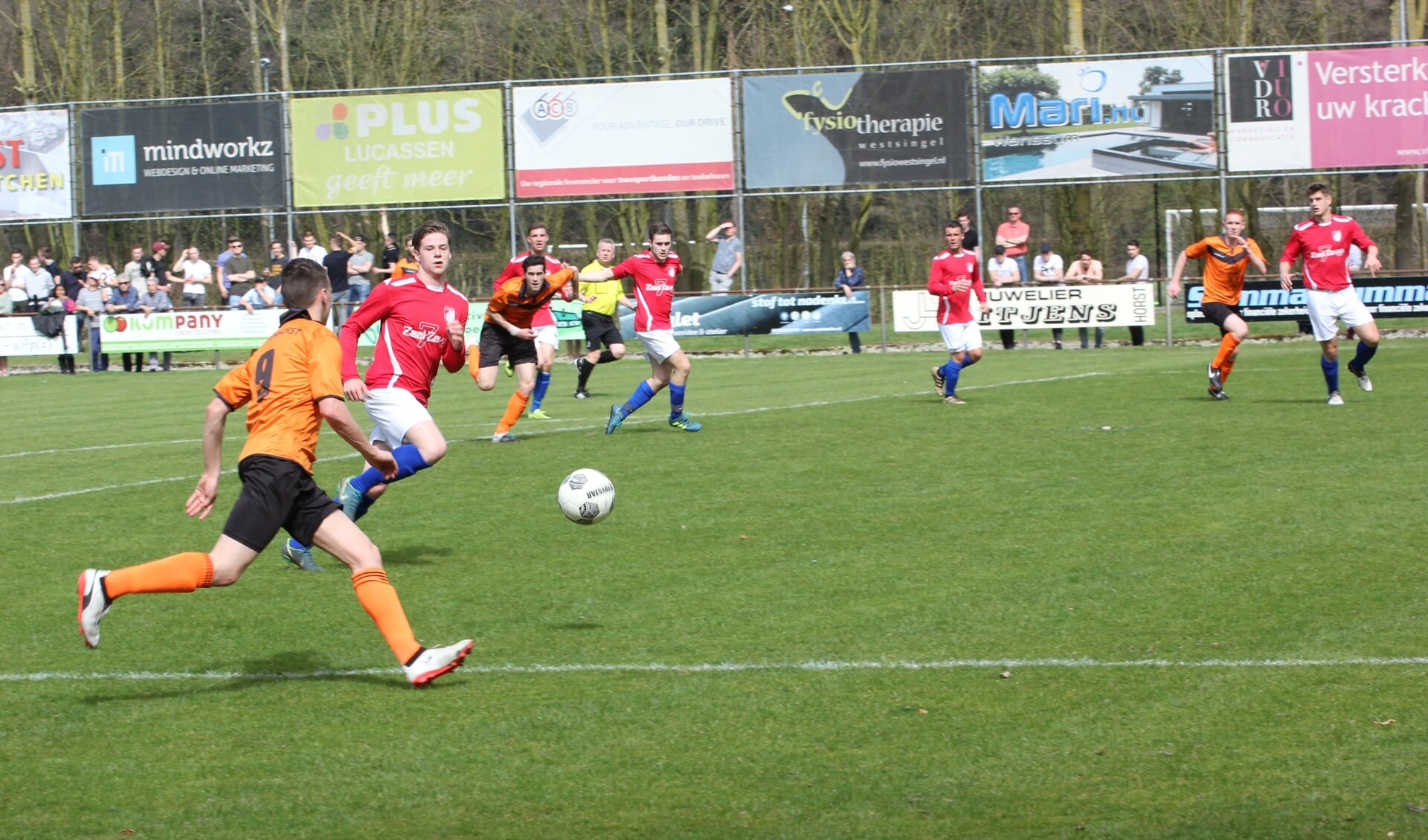 Venray verloor de derby tegen Wittenhorst met 2-1. Foto: Simone Swinkels
