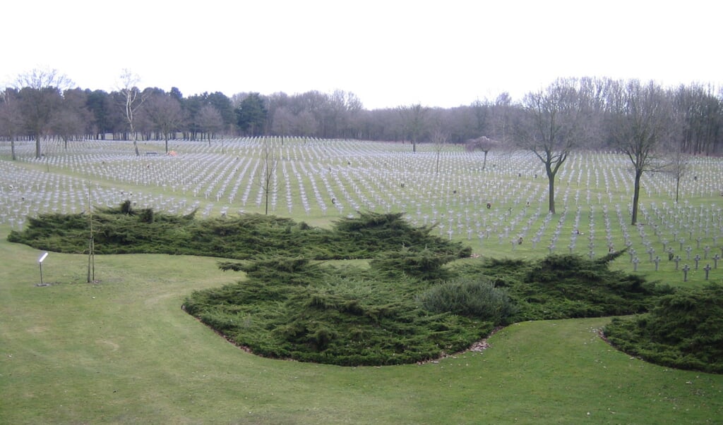 De Duitse militaire begraafplaats in Ysselsteyn.