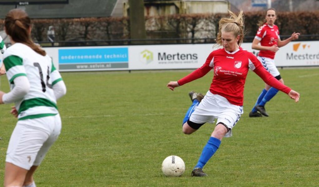 Lindie van der Steen scoorde donderdag drie keer voor Venray. Foto: archief Peel en Maas. 