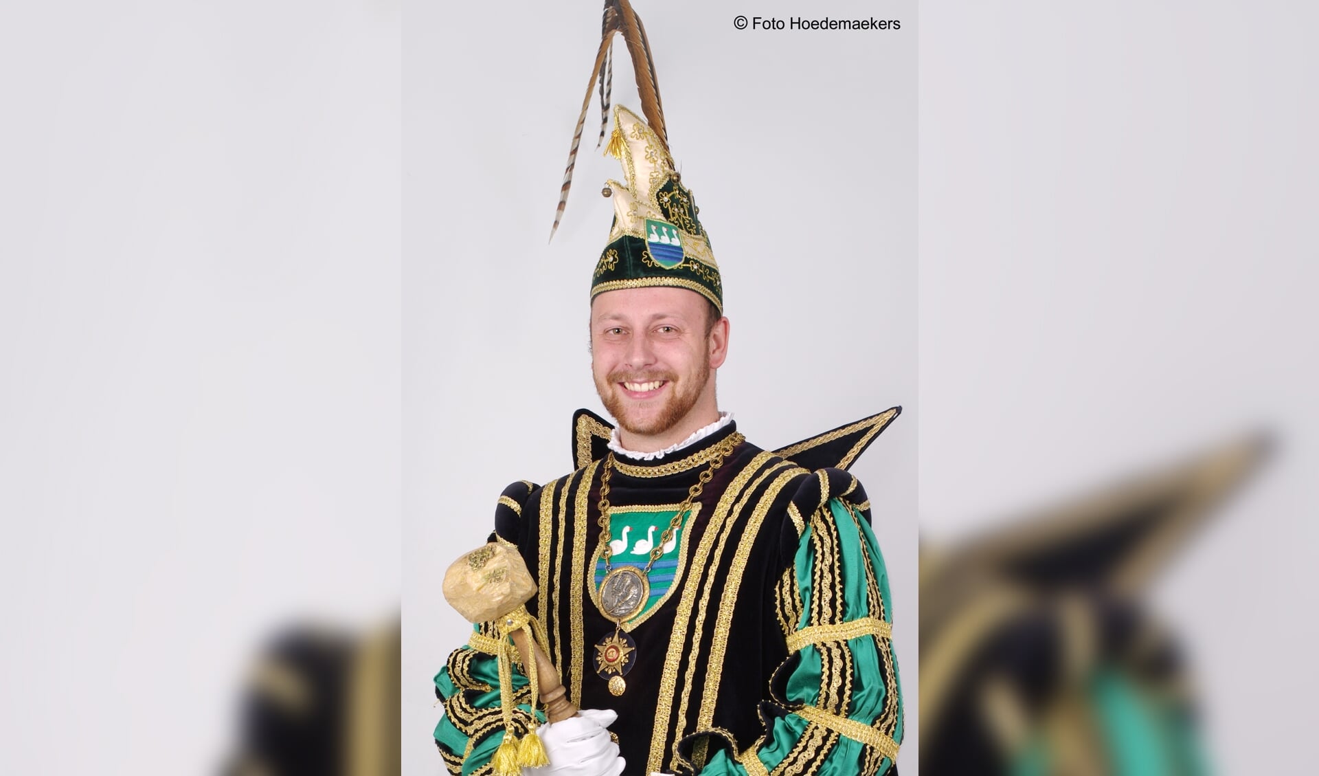Prins Rick I van De Keieschieters in Geijsteren. Foto: Hoedemaekers Venray. 