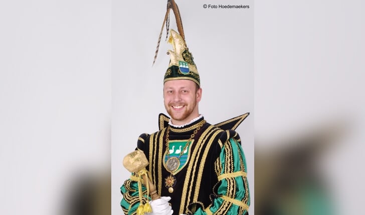 Prins Rick I van De Keieschieters in Geijsteren. Foto: Hoedemaekers Venray. 