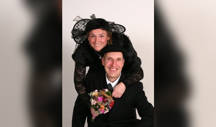 Het boerenbruidspaar van De Keavers. Foto: Marieta Fotografie.