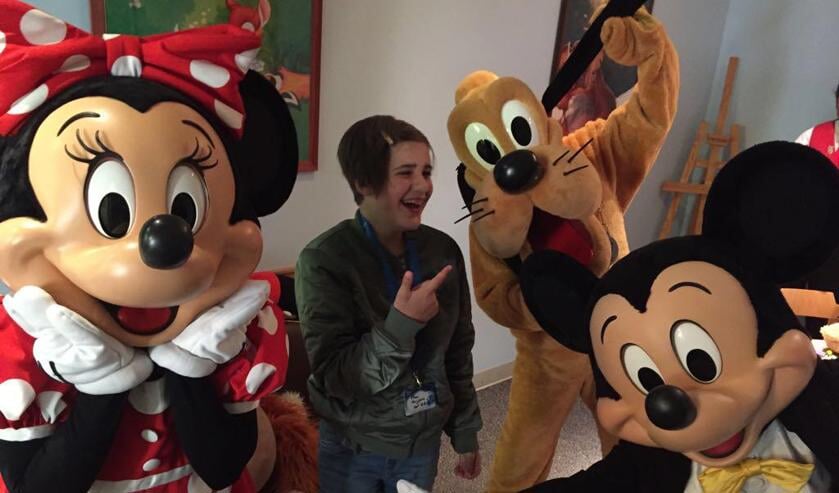 Ook een wens van Floor uit Wanssum werd door Make-A-Wish vervuld.