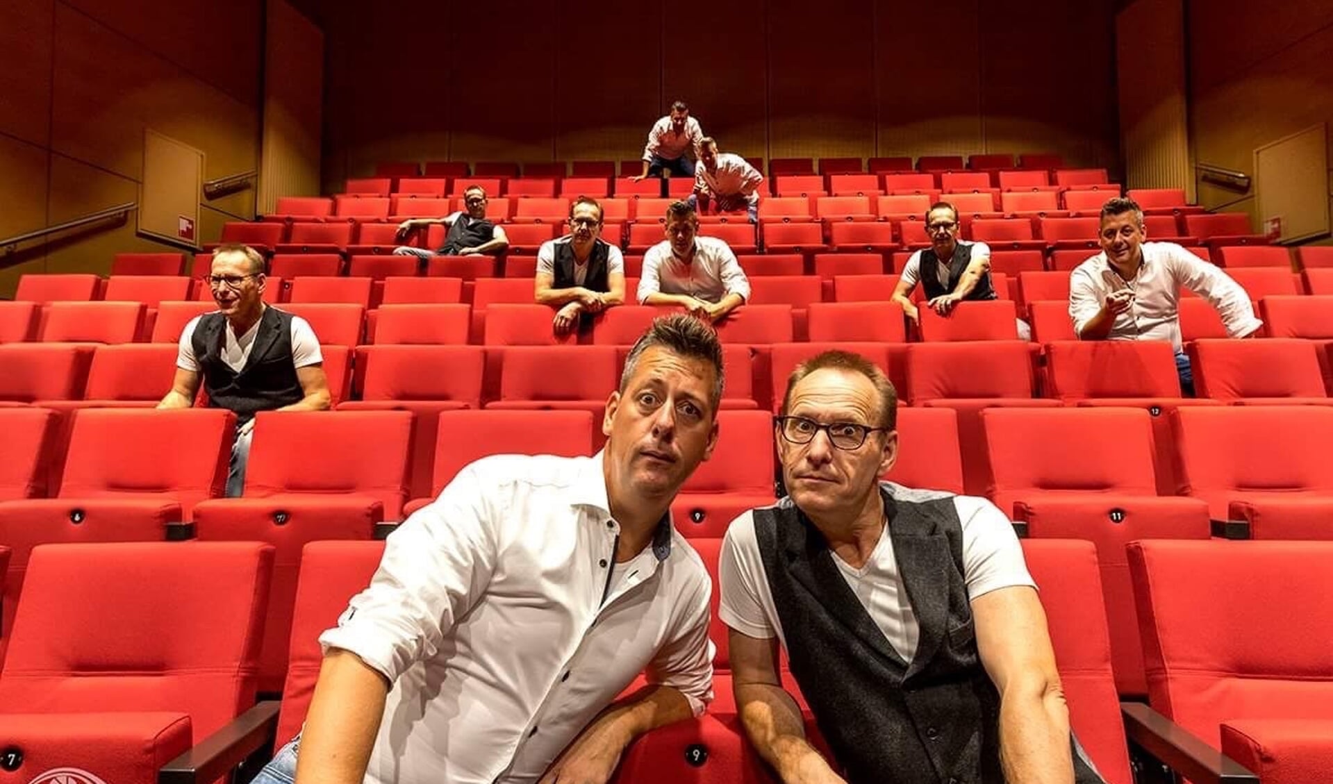 Foto: Rob van Lieshout (links) en Henk Deters starten op 20 januari 2020 met een nieuwe editie van PodiumCollege. 