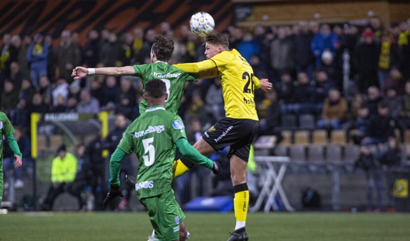 <p>Stan van Dijck in actie voor VVV-Venlo. </p>