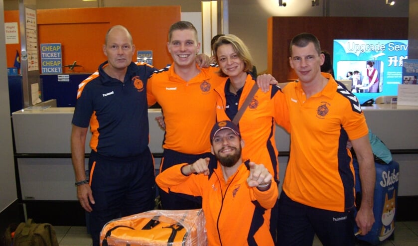 Anne-Marieke van Hulst vertrekt met het schermteam naar de spelen voor militairen.