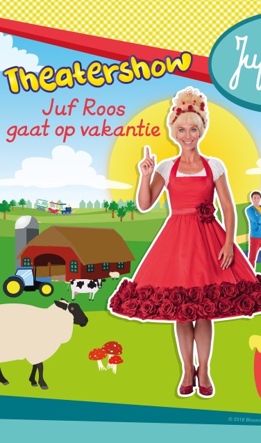 Juf Roos gaat op vakantie, ook in Schouwburg Venray.