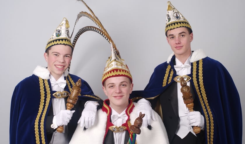 Het nieuwe jeugdtrio van D'n Hazekeutel. Foto: Hoedemaekers.