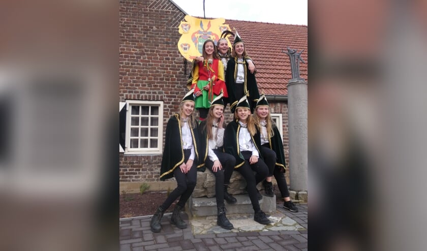 Het jeugdgezelschap van De Keieschieters in Geijsteren.