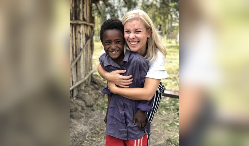 Daisy Mertens staat in de finale van de verkiezing van de beste docent ter wereld. Eigen foto.