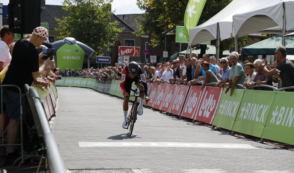 Ook komende zomer is Venray weer etappeplaats van de BinckBank Tour. De datum wordt binnenkort bekendgemaakt.  Foto: archief Peel en Maas.