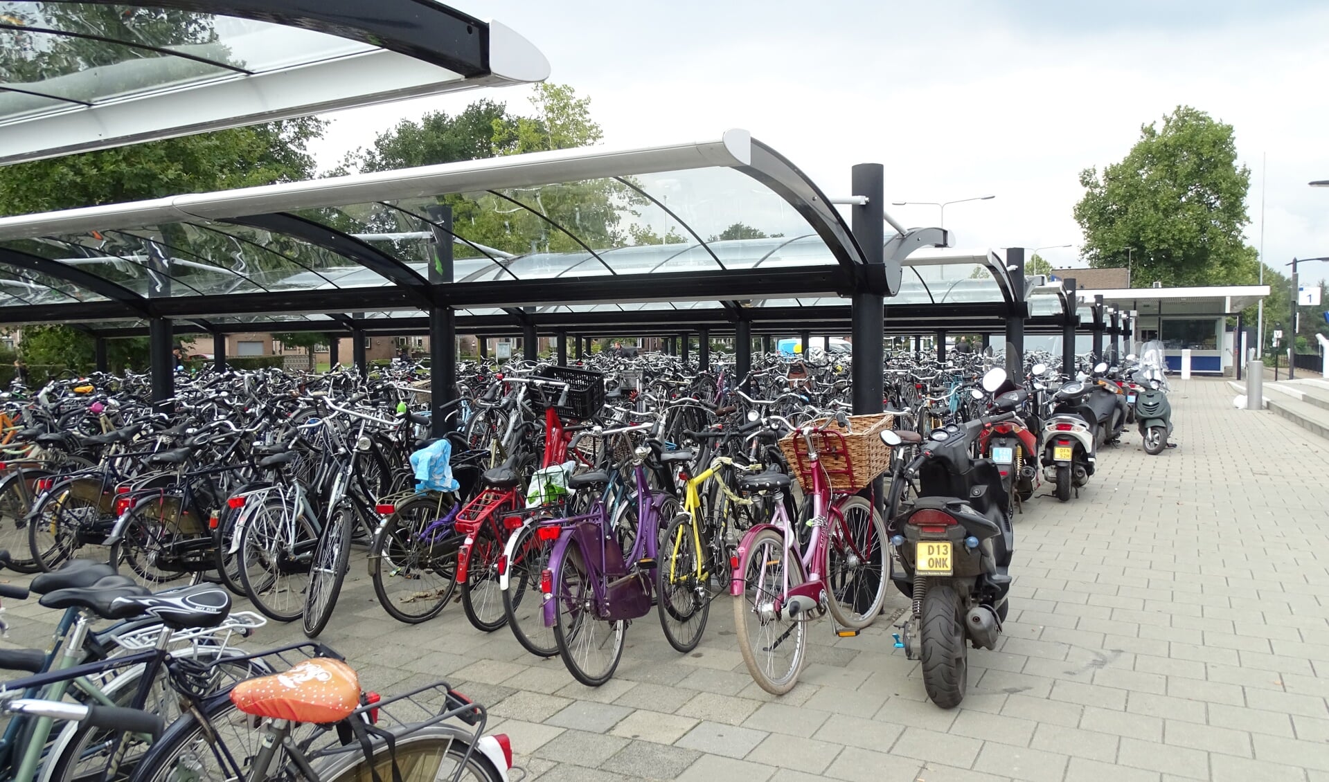 Het station in Oostrum.