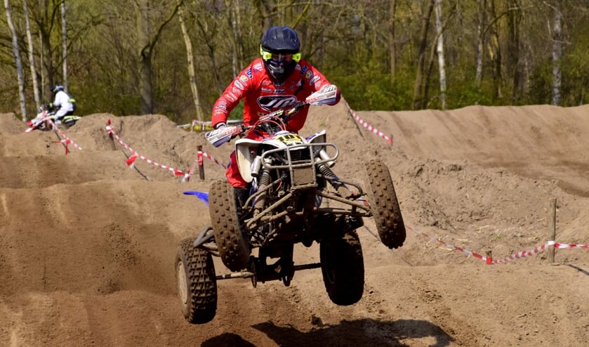 Foto: Joe Maessen pakte de dagzege bij de quads inters. Foto: Maycel de Bruijn.