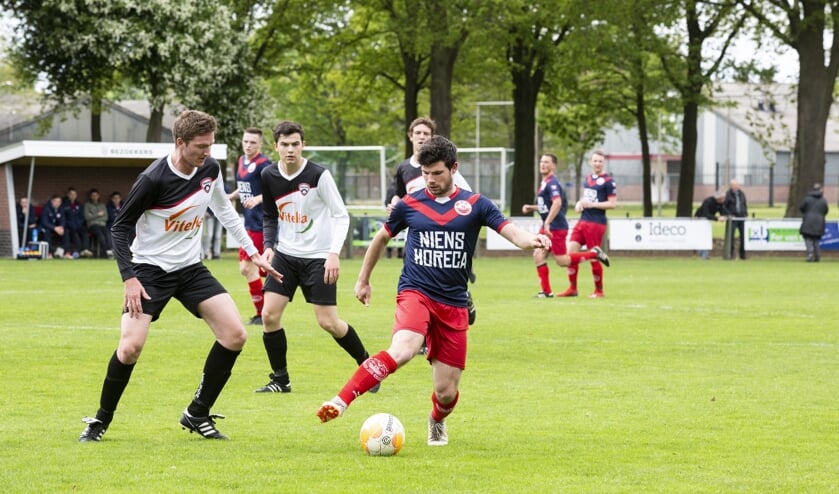 Yssselsteyn speelde zondag met 1-1 gelijk tegen MVC'19. Foto: Jolijn van Goch