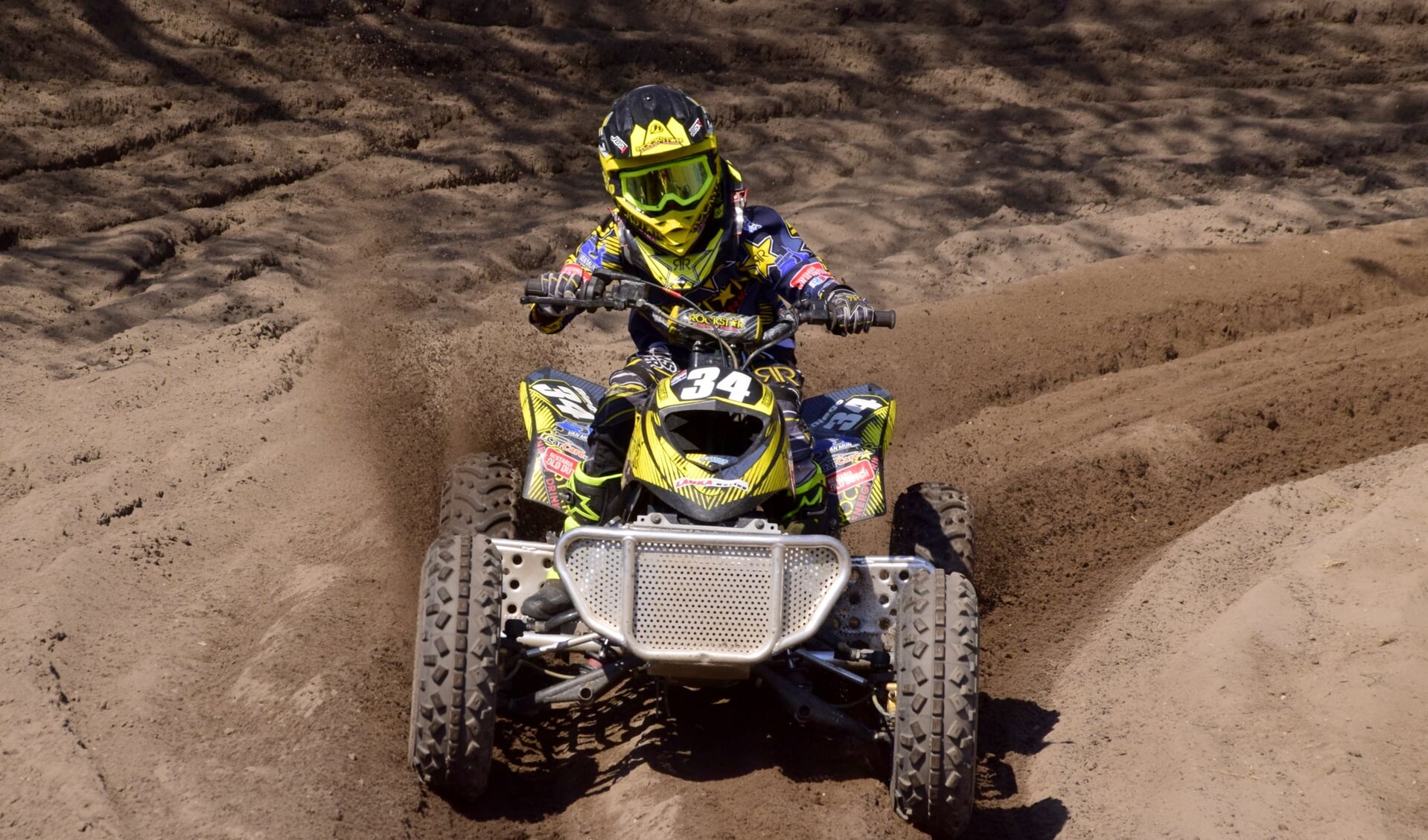 Diego Hanen behaalde het podium bij de quads standaard. Foto: Maycel de Bruijn,