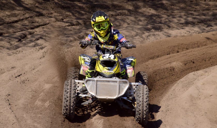 Diego Hanen behaalde het podium bij de quads standaard. Foto: Maycel de Bruijn,