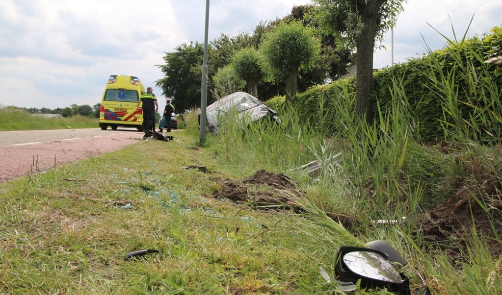 Ongeval op Heidseweg in Heide; autobestuurder ongedeerd.