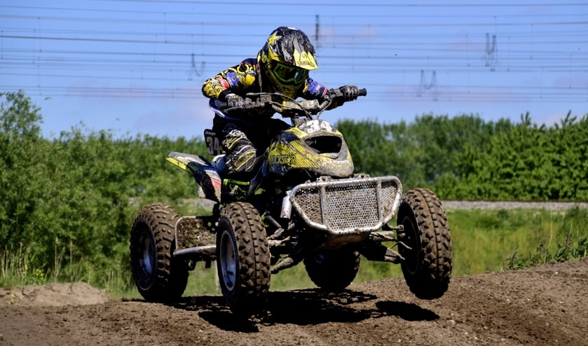 Diego Hanen (Venray) behaalde de derde plaats bij de quads standaard.
Foto gemaakt door: Maycel de Bruijn