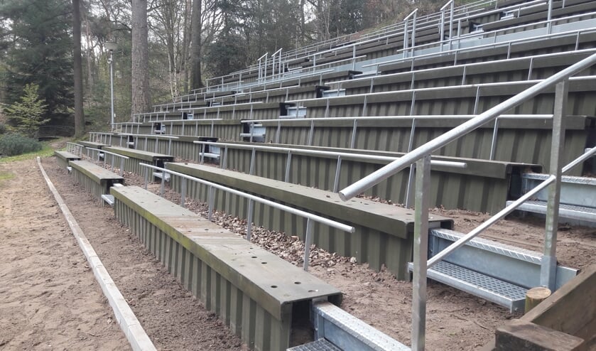 De tribune van het openluchttheater heeft een opknapbeurt gekregen