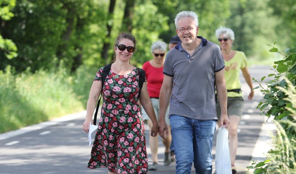 Ruim zeventienhonderd wandelaars liepen  afgelopen weekend door de gemeente Venray.