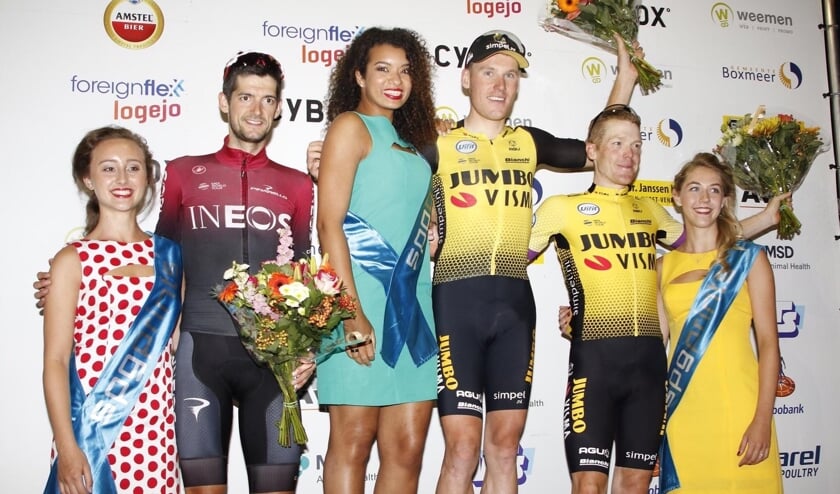 <p>Mike Teunissen won in 2019 Daags na de Tour in Boxmeer</p>