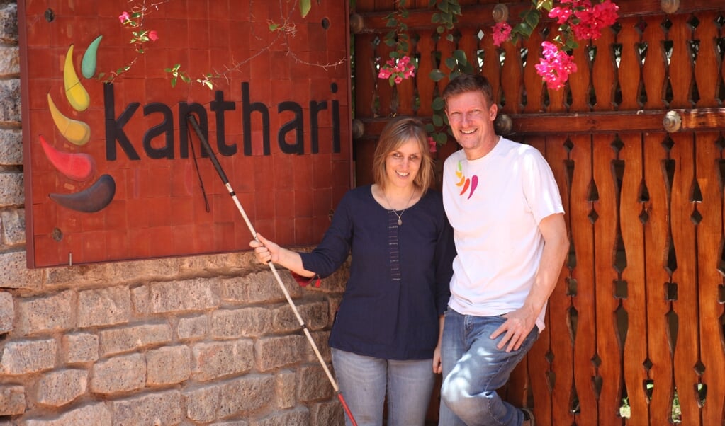 Sabriye Tenberken en Paul Kronenberg leven voor hun kanthari in India. 