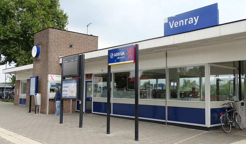 Het station in Oostrum.