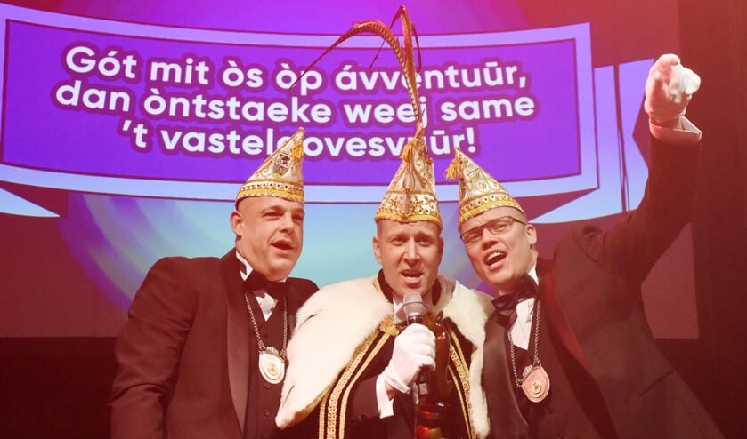 Prins Jeroen I en zijn adjudanten Wilco en Mark.