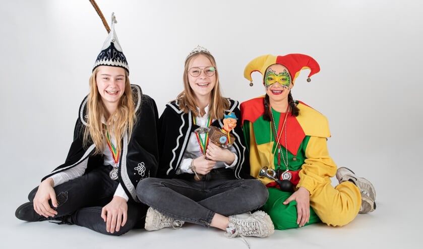 Het jeugdtrio van de Klute-trappers.