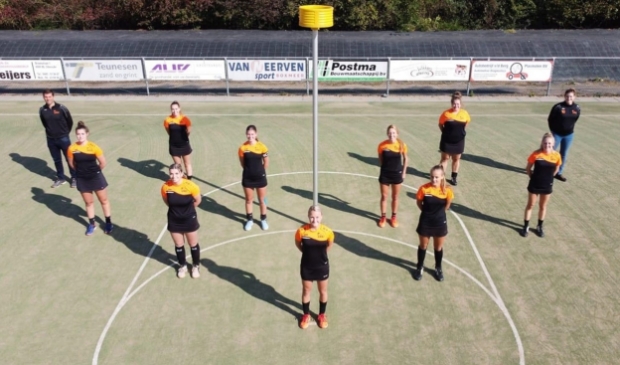 Mooi resultaat voor de korfbalsters uit Ottersum