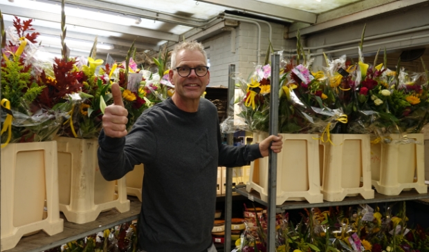 Bloemenactie Peter Lucassen