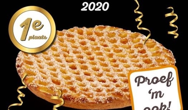 Arcener Bakhuys is trots met de uitverkiezing van hun abrikozenvlaai