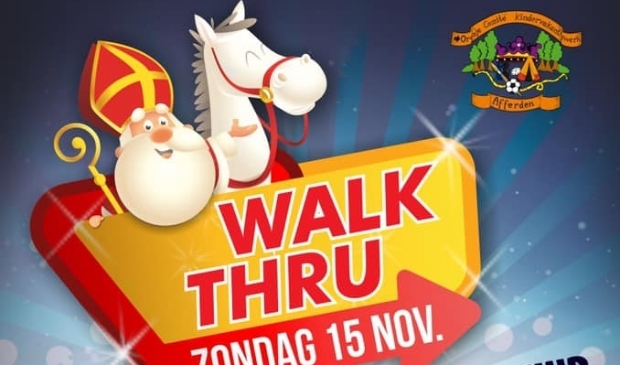 In Afferden hebben ze voor de kinderen een coronaveilige intocht georganiseerd