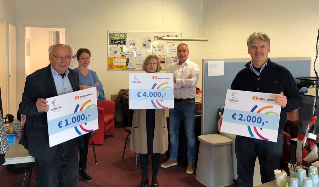 Donatie huisartsen aan voedselbanken in Noord-Limburg. 
