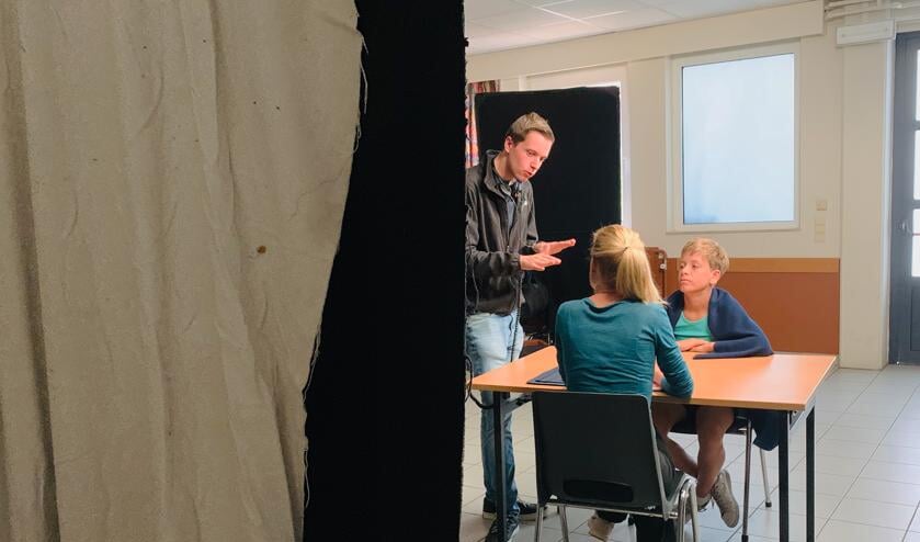 <p>Een beeld van de opnames voor de film Pijn. </p>